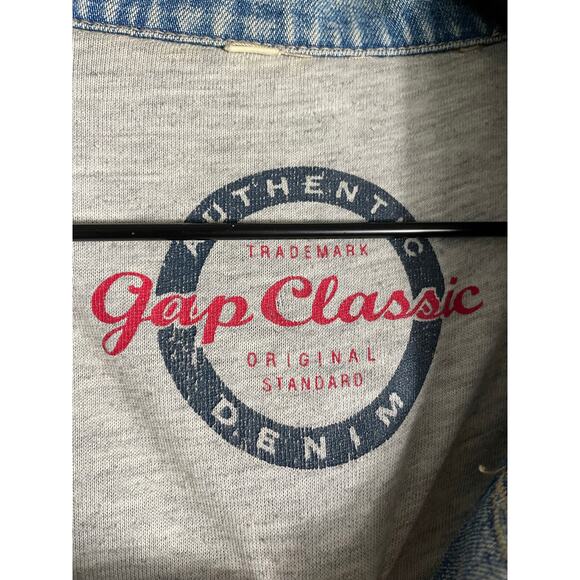 Vintage Gap Denim Jacket Women’s M Light Wash Hong Kong 90s Y2K Classic Fit - Picture 3 of 14